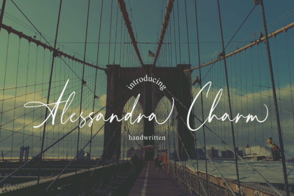 Alessandra Charm: A Sophisticated Script Font for Branding