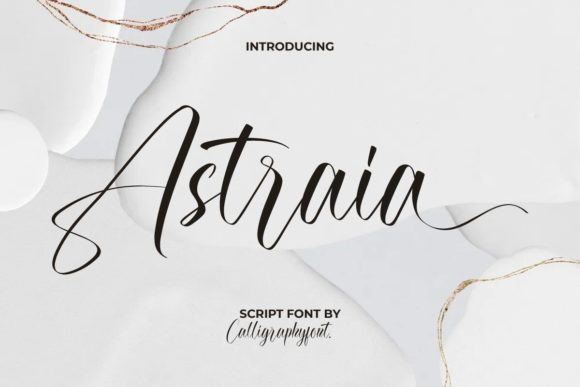 Astraia: The Modern Script Font for Editorial Design