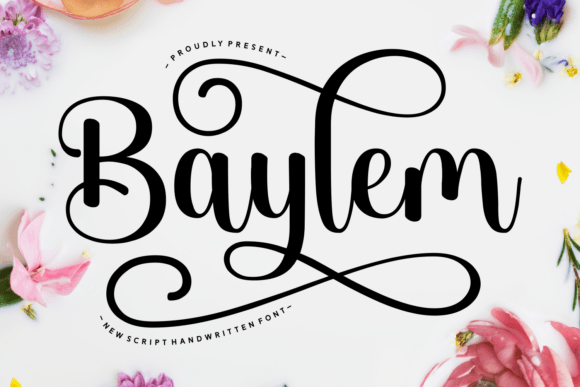 Baylem: A Bold Script Font for Makers