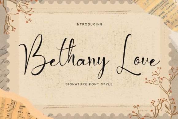 Bethany Love: A Stylish Handwritten Font for Business