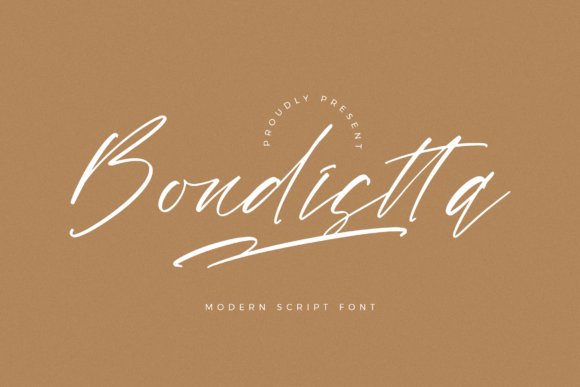 Bondistta: A Modern Script Font for Editorial Design