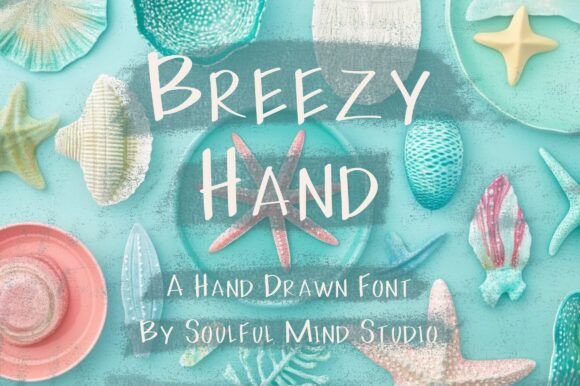 Breezy Hand: A Playful Script Font for Makers