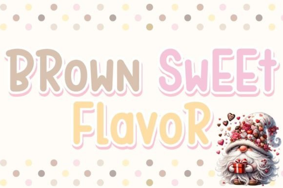 Brown Sweet Flavor: A Script Handwritten Font for Charm