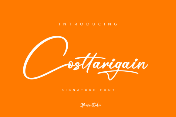 Costtarigain: The Elegant Script Font for Your Brand