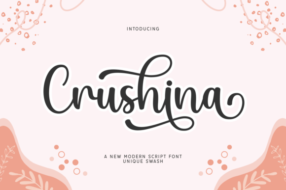 Crushina: The Modern Script Font for Campaigns