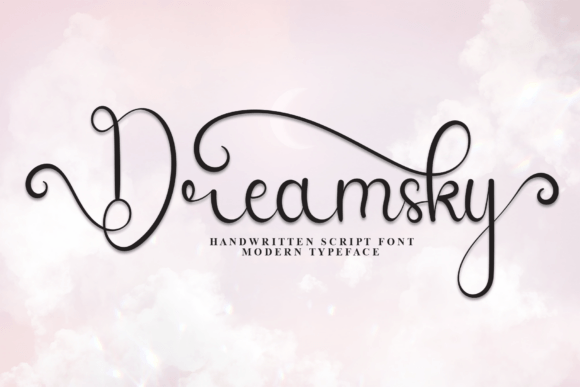 Dreamsky: A Stylish Script Font for Editorial Design
