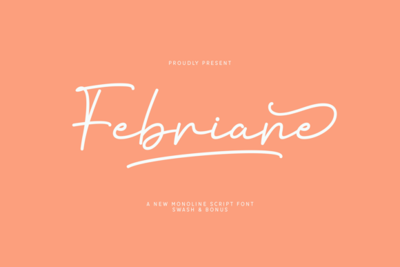 Febriane: A Stylish Script Font for Makers