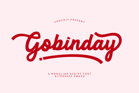 Gobinday: The Bold Script Font for Campaigns