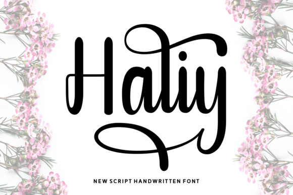 Haliy: A Modern Script Handwritten Font for Branding