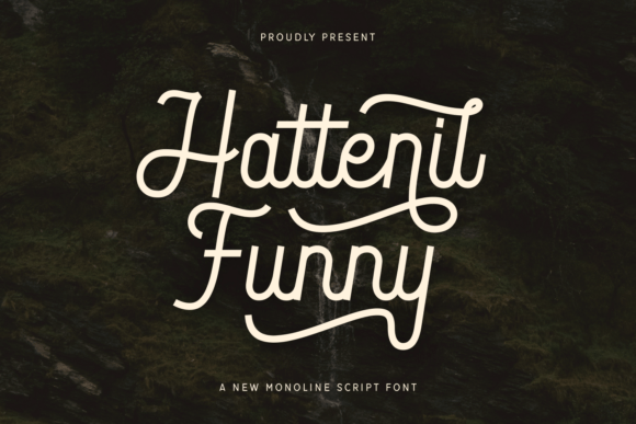 Hattenil Funny: A Playful Script Font for Editors