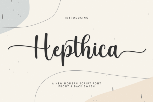 Hepthica: A Modern Script Font for Elegant Branding
