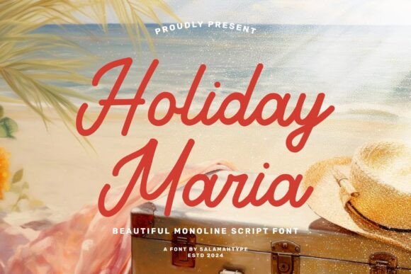 Holiday Maria: A Playful Script Font for Makers