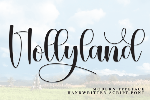 Hollyland: A Natural Handwritten Script for Editorial Design