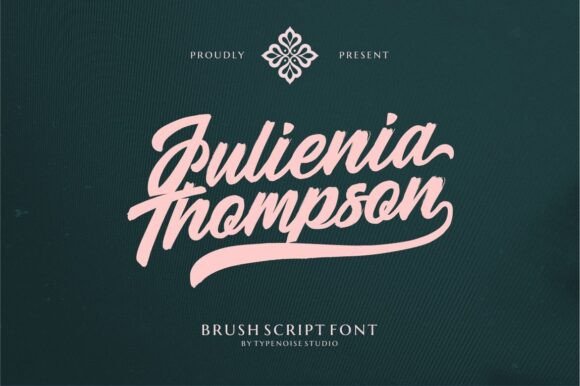 Julienia Thompson: A Modern Script Font Review