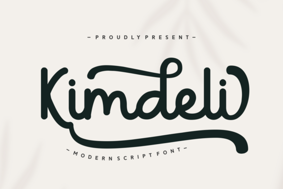 Kimdeli: A Modern Script Font for Business Branding