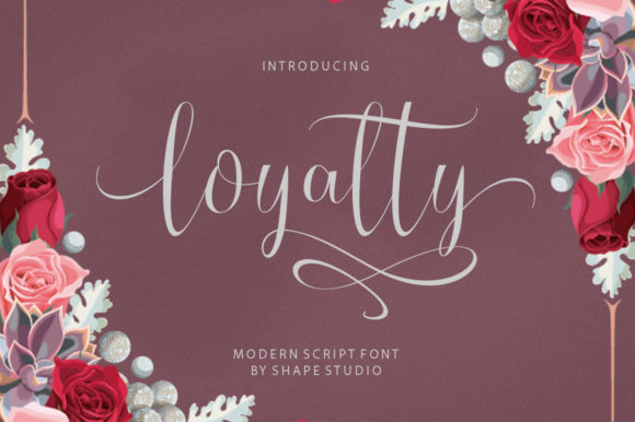 Loyalty: A Modern Script Font for Editorial Design