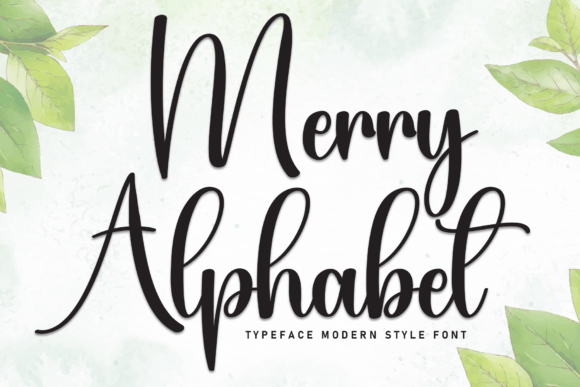 Merry Alphabet: A Playful Script Font for Crafters