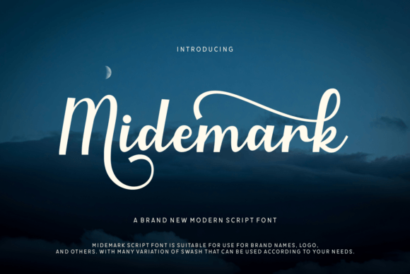 Midemark: A Modern Script Font for Web Design