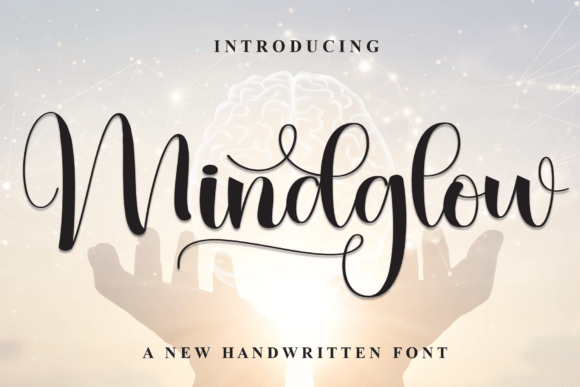Mindglow: A Stylish Script Font for Festive Campaigns