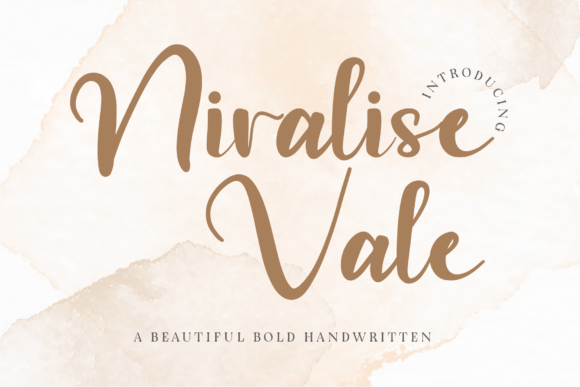 Niralise Vale: A Stunning Script Font for Crafters