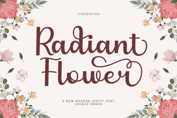 Radiant Flower: A Modern Script Font Review