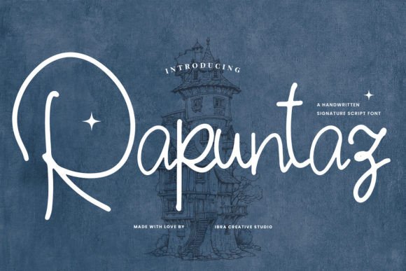 Rapuntaz: The Elegant Script Font for Editorial Design
