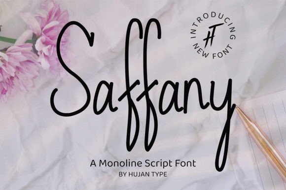 Saffany: The Handwritten Font for Polished Branding