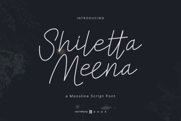 Shiletta Meena: The Elegant Script Font for Modern Marketers