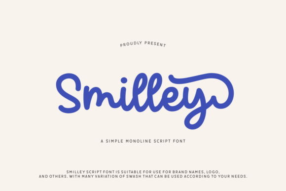 Smilley: A Modern Monoline Script Font Review