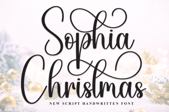 Sophia Christmas: A Stylish Script Font for Web Design