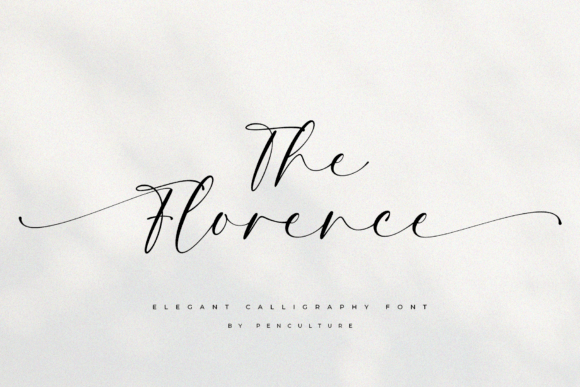 The Florence: A Sophisticated Script Font for Marketers