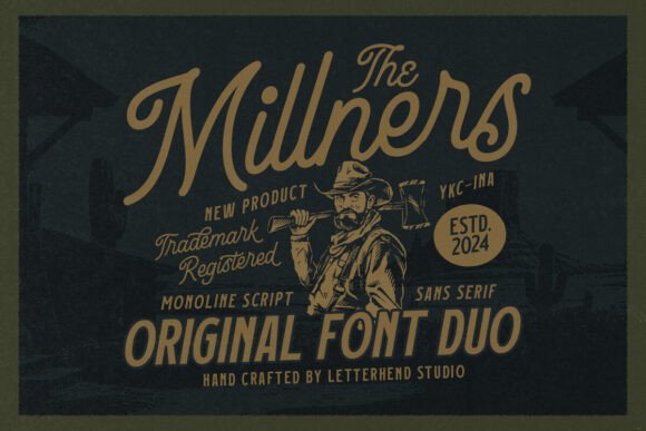 The Millners: A Vintage Script Font for Web Design