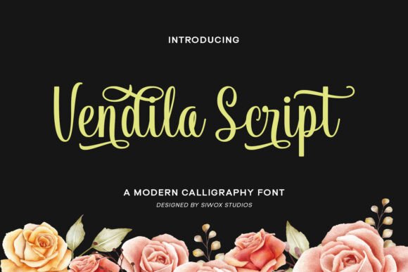 Vendila: A Modern Calligraphy Font for Elegant Design