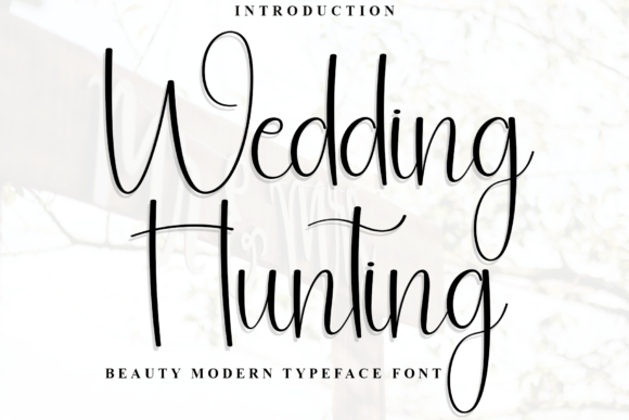 Wedding Hunting: An Elegant Script Font for Editorial Design
