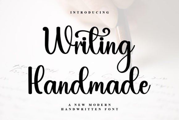 Writing Handmade: The Elegant Script Font for Your Brand