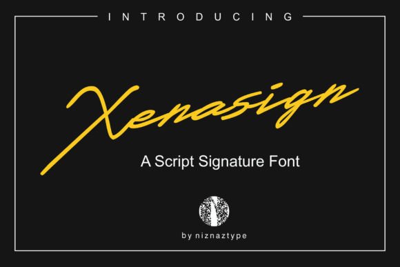 Xenasign: A Script Signature Typeface Review