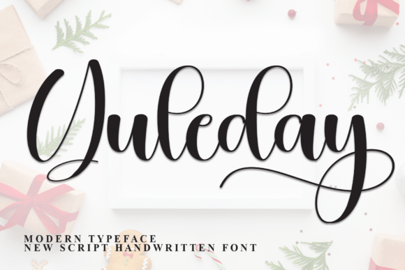 Yuleday: A Festive Script Font for Holiday Campaigns
